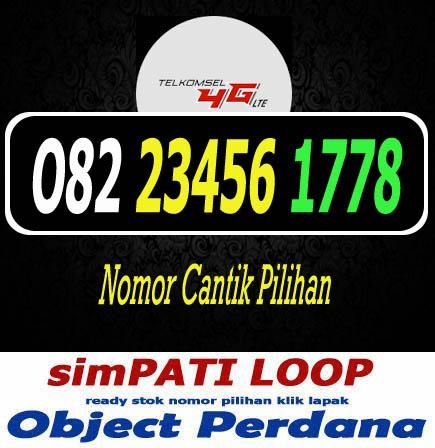 Perdana Simpati Loop cantik 082 23456 1778 Nomor cantik naik .